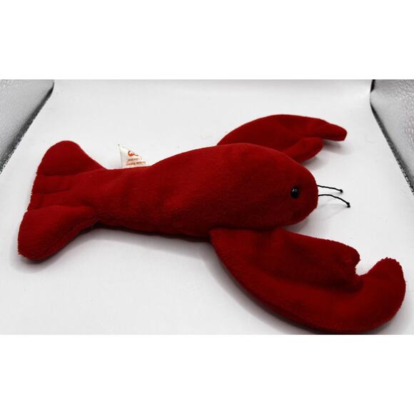 TY Beanie Baby Babies Stuffed Animal Plush Pinchers Lobster 1993 - Picture 7 of 10